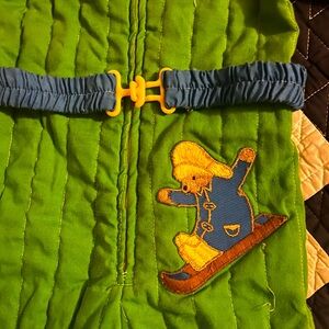 Vintage 1976 Paddington Bear winter suit 18 mo.